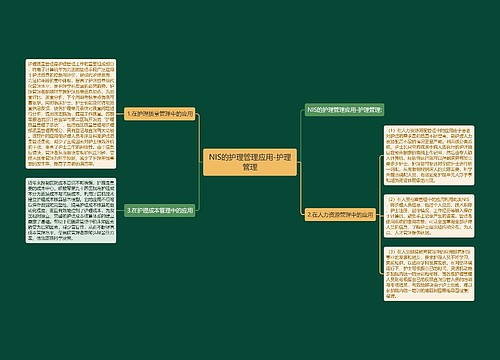 NIS的护理管理应用-护理管理