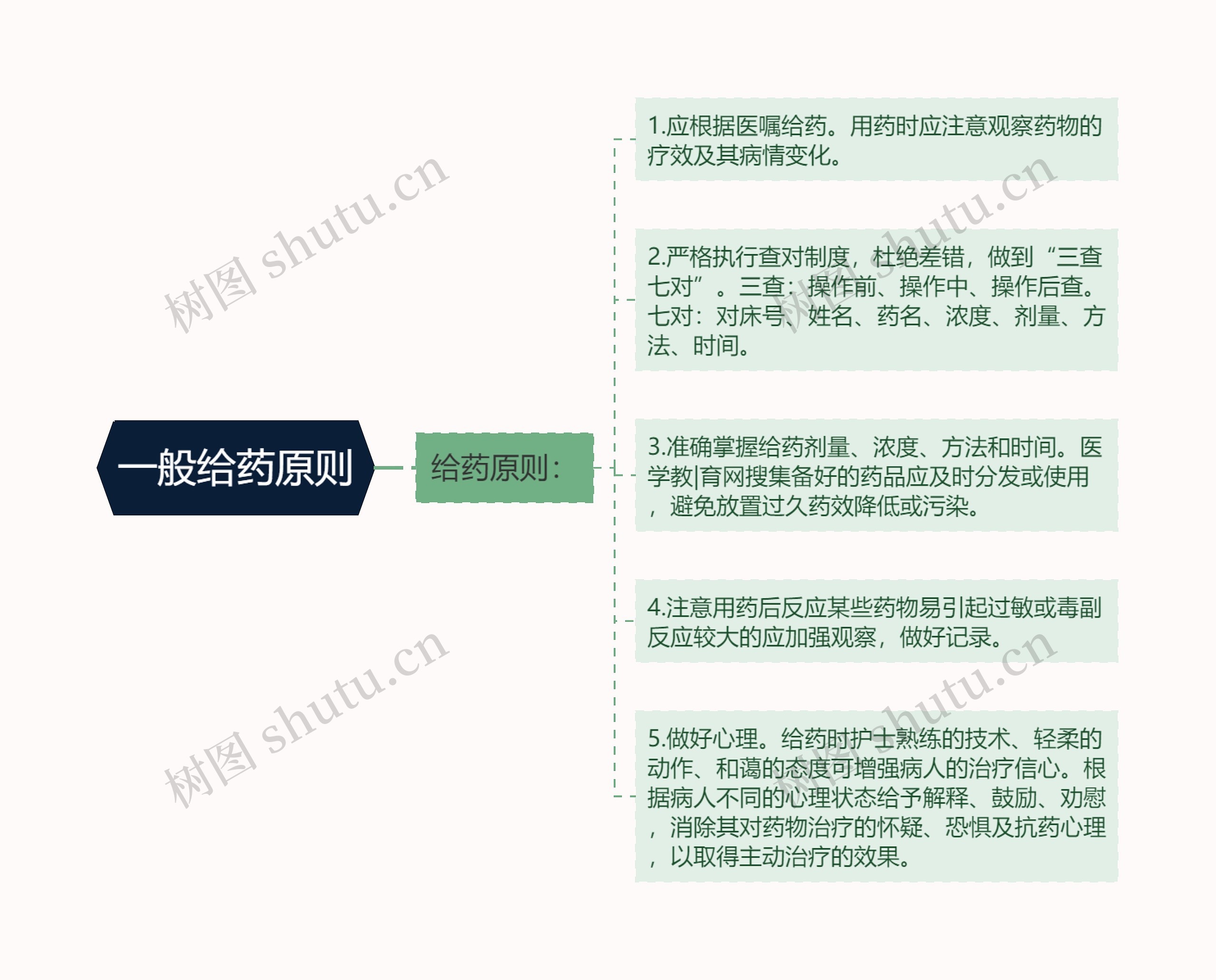 一般给药原则思维导图