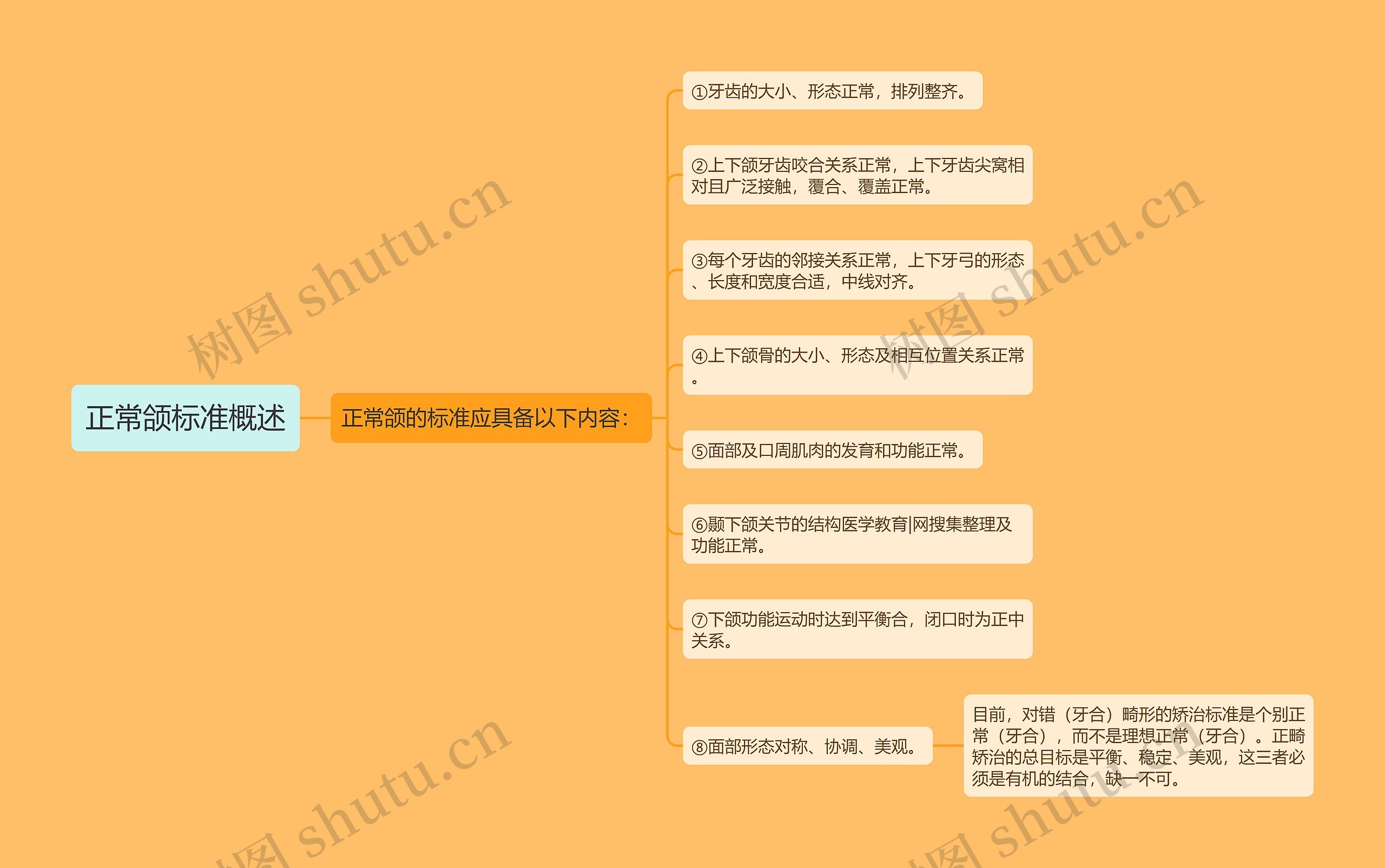 正常颌标准概述 正常颌标准概述