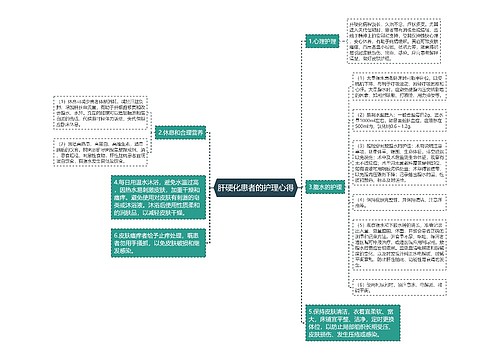 肝硬化患者的护理心得