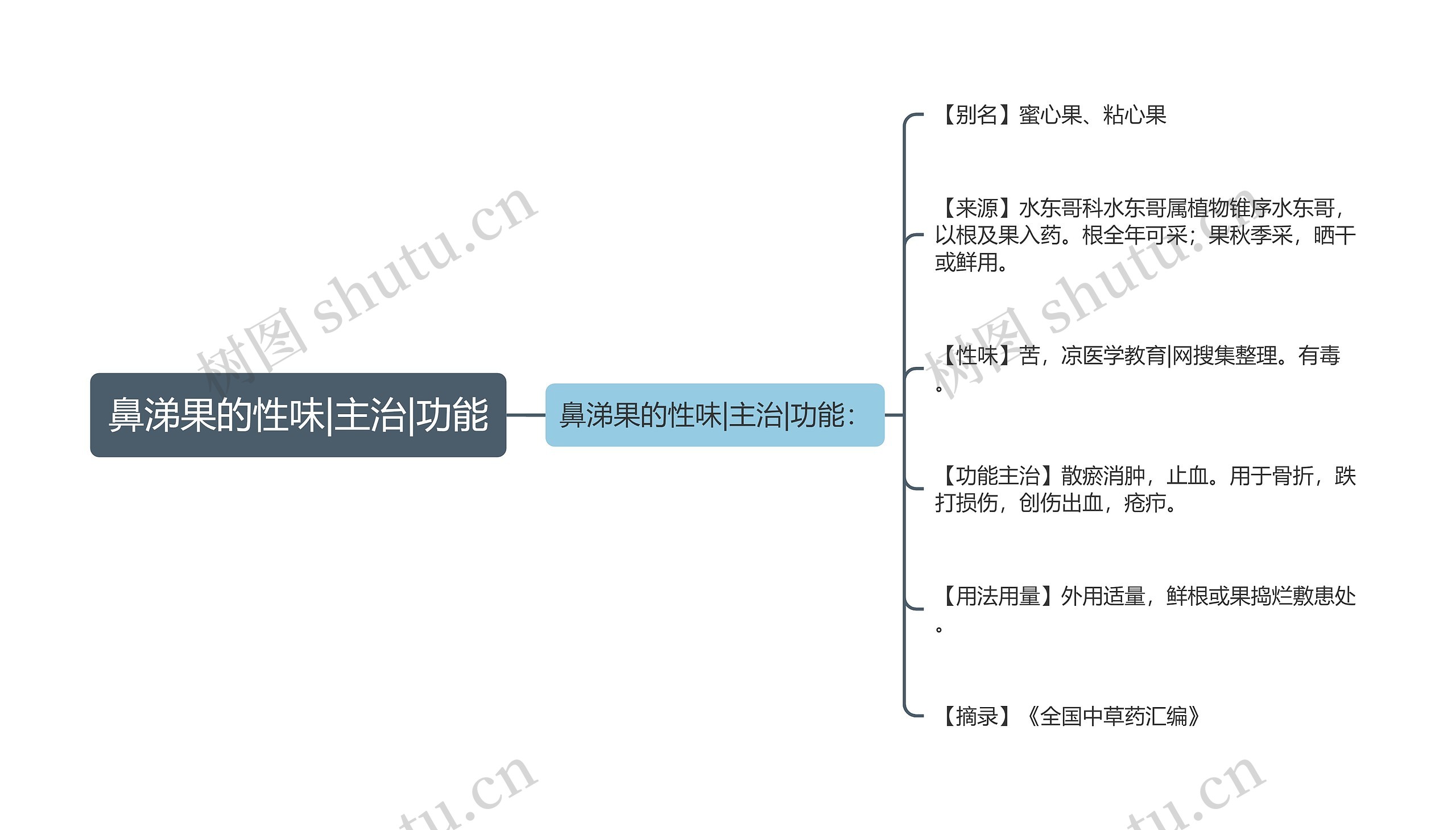 鼻涕果的性味|主治|功能