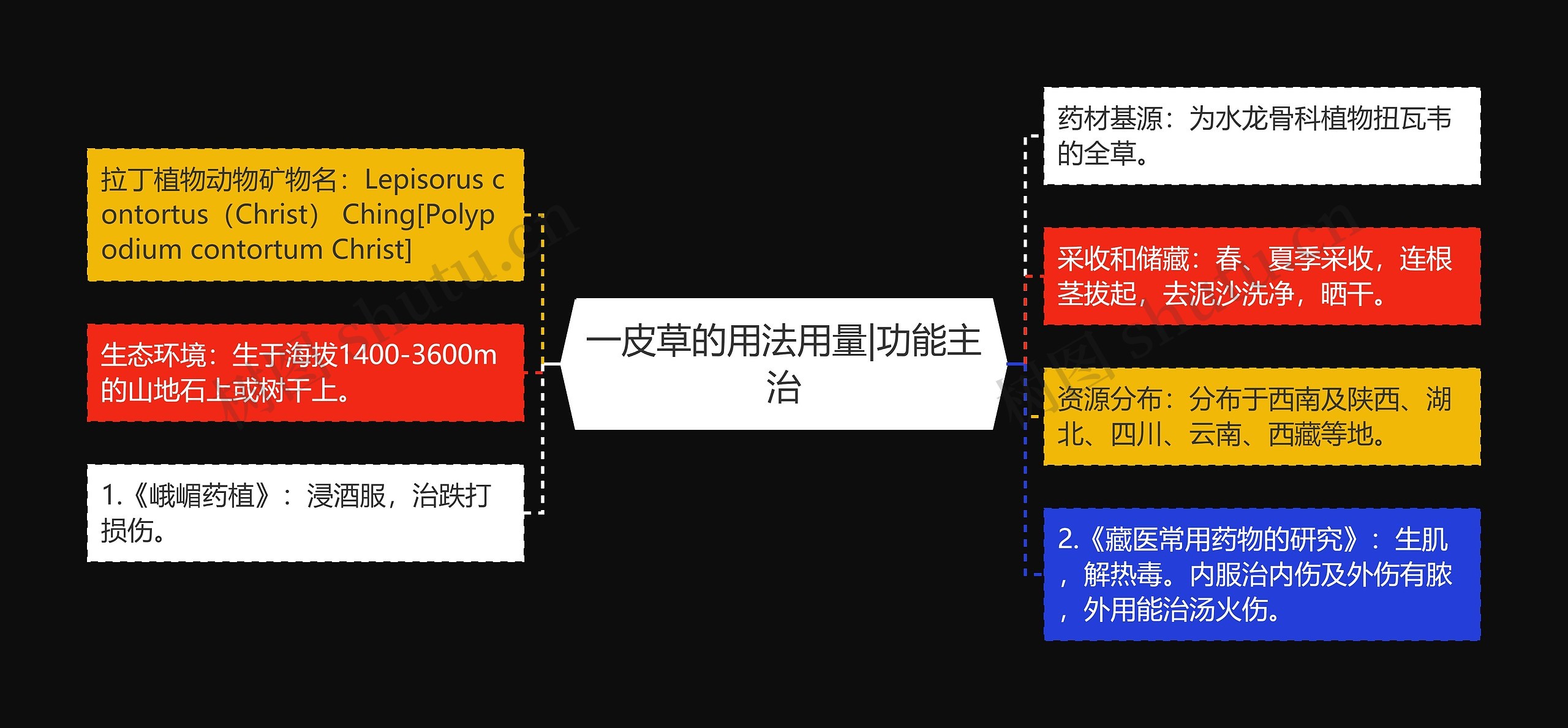 一皮草的用法用量|功能主治