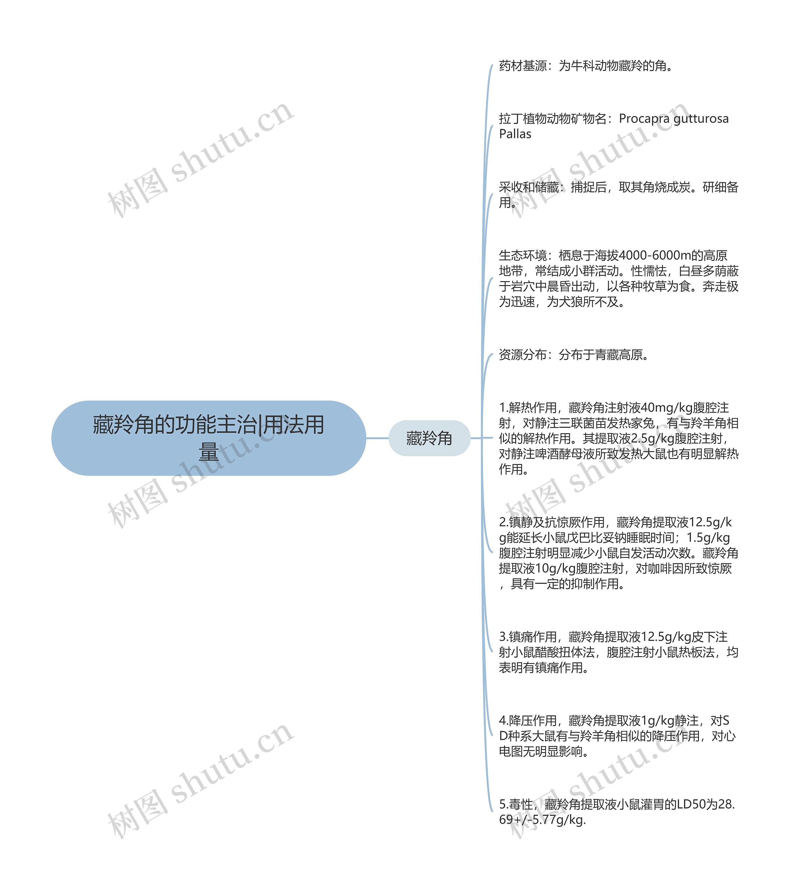 藏羚角的功能主治|用法用量