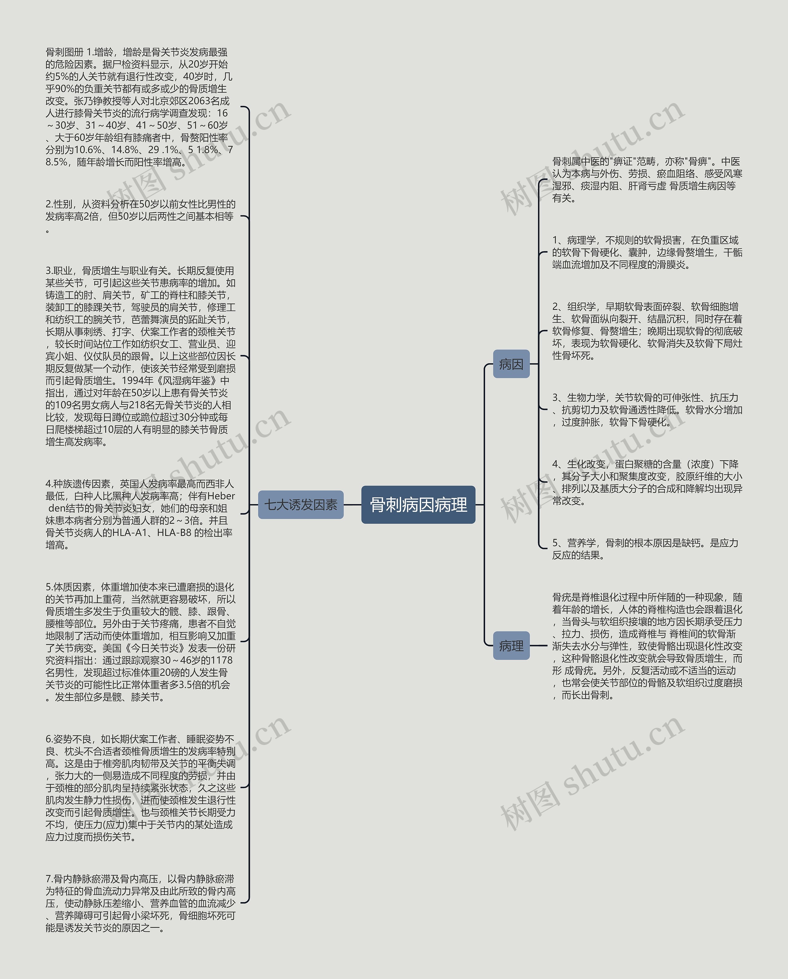 骨刺病因病理