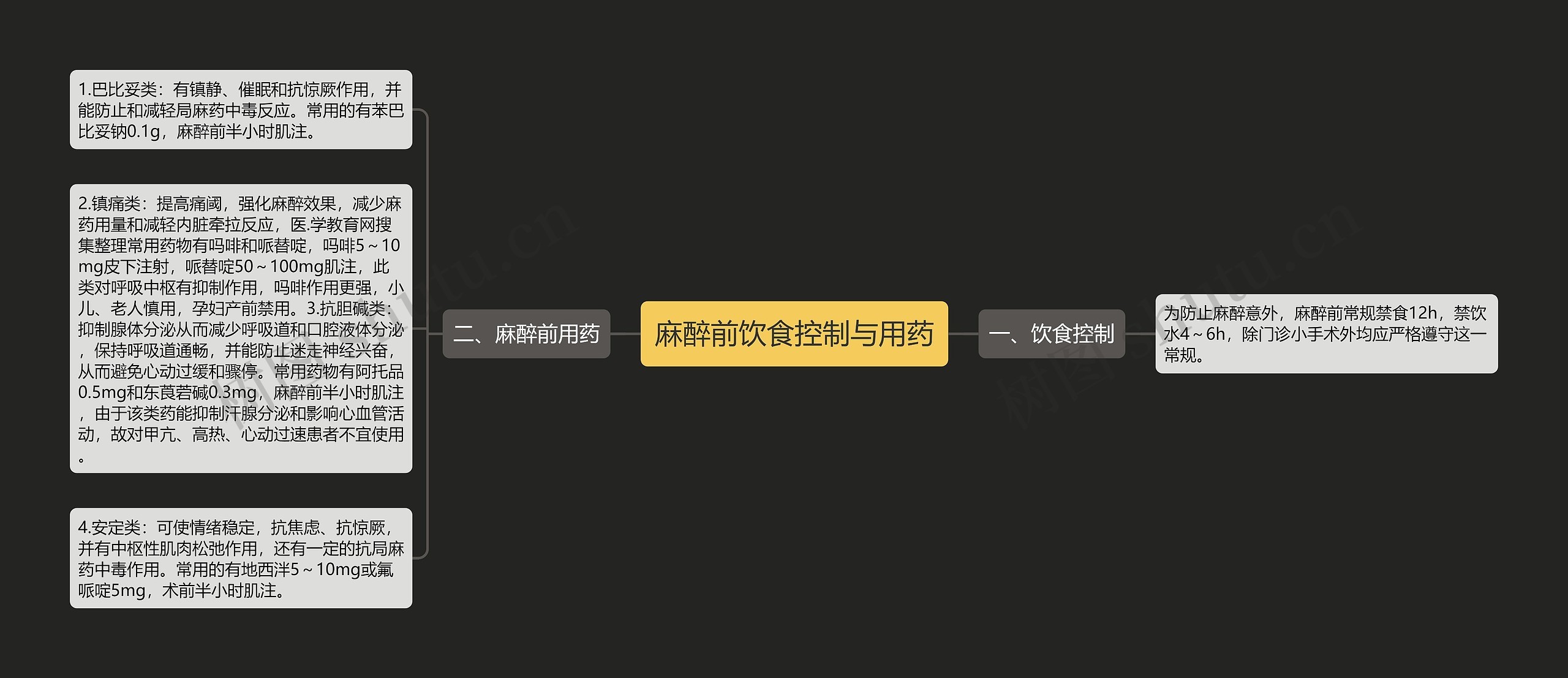 麻醉前饮食控制与用药 麻醉前饮食控制与用药