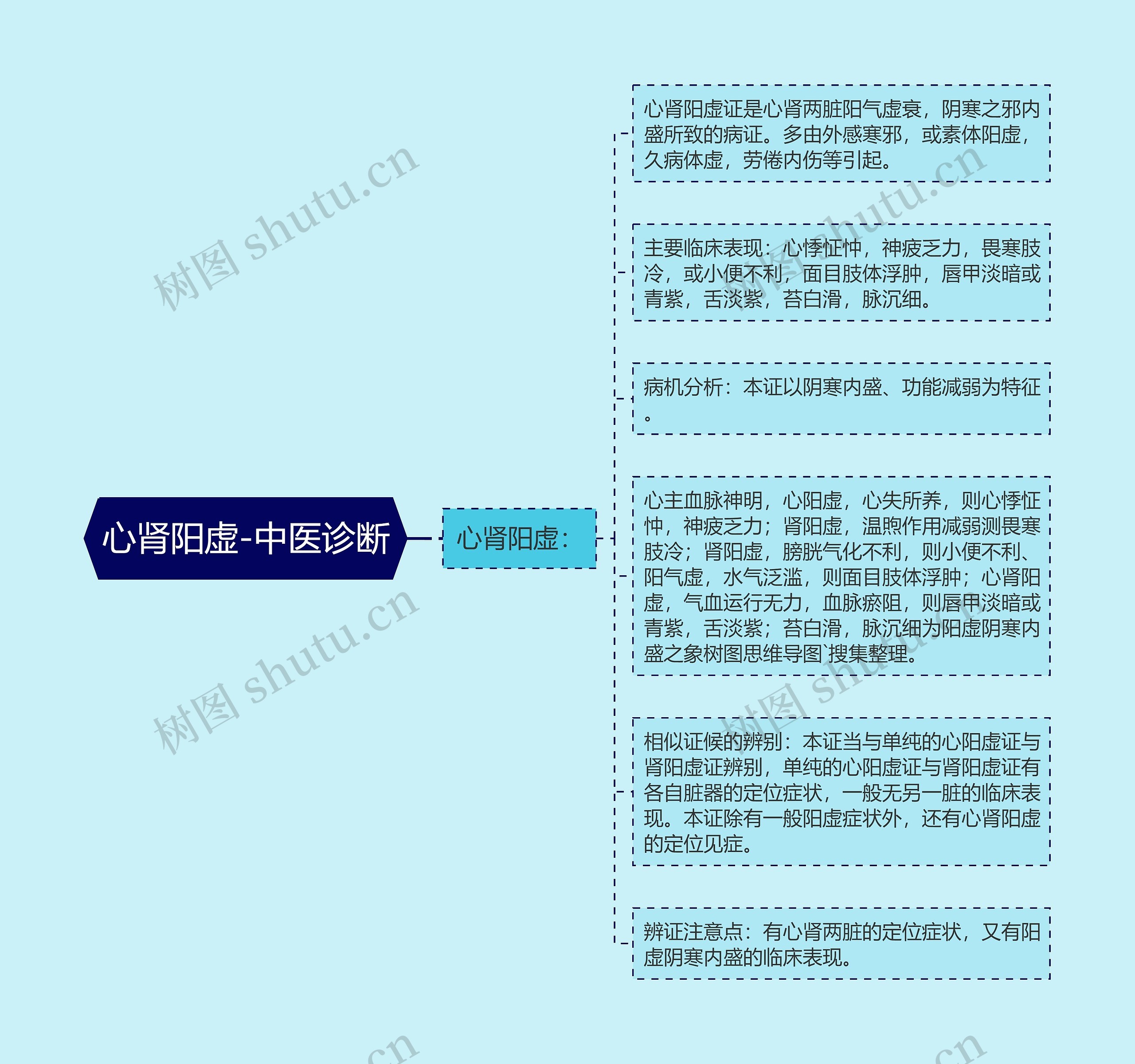 心肾阳虚-中医诊断思维导图