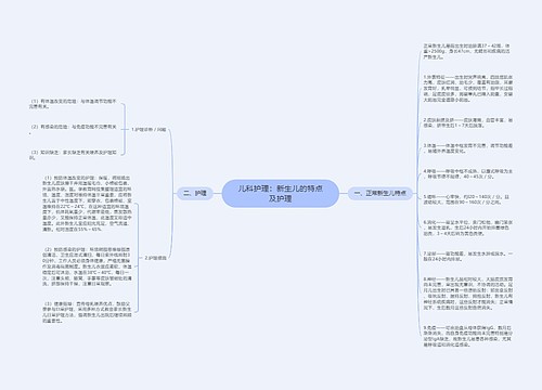 儿科护理：新生儿的特点及护理