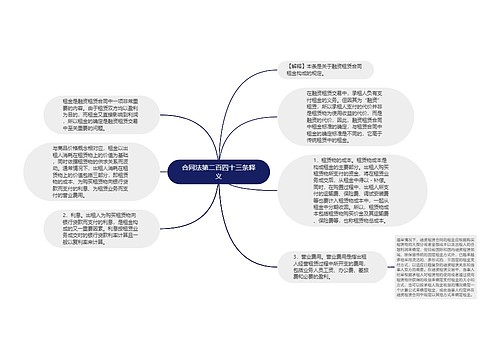 合同法第二百四十三条释义