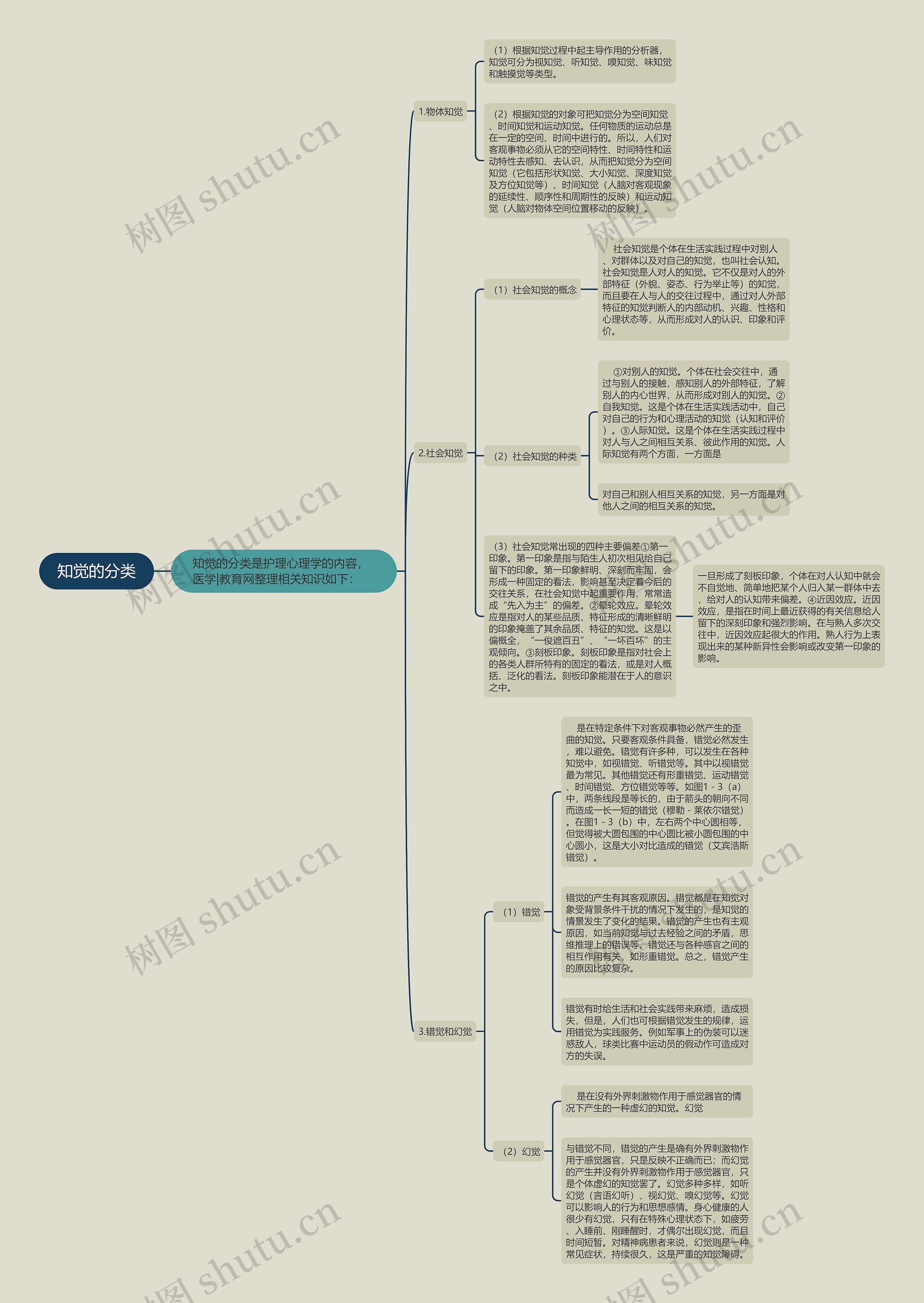知觉的分类 知觉的分类