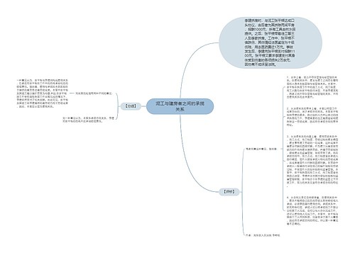 泥工与建房者之间的承揽关系