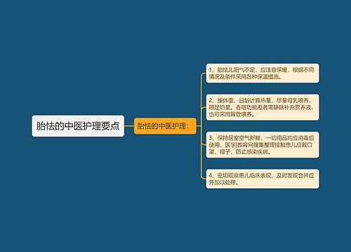 胎怯的中医护理要点