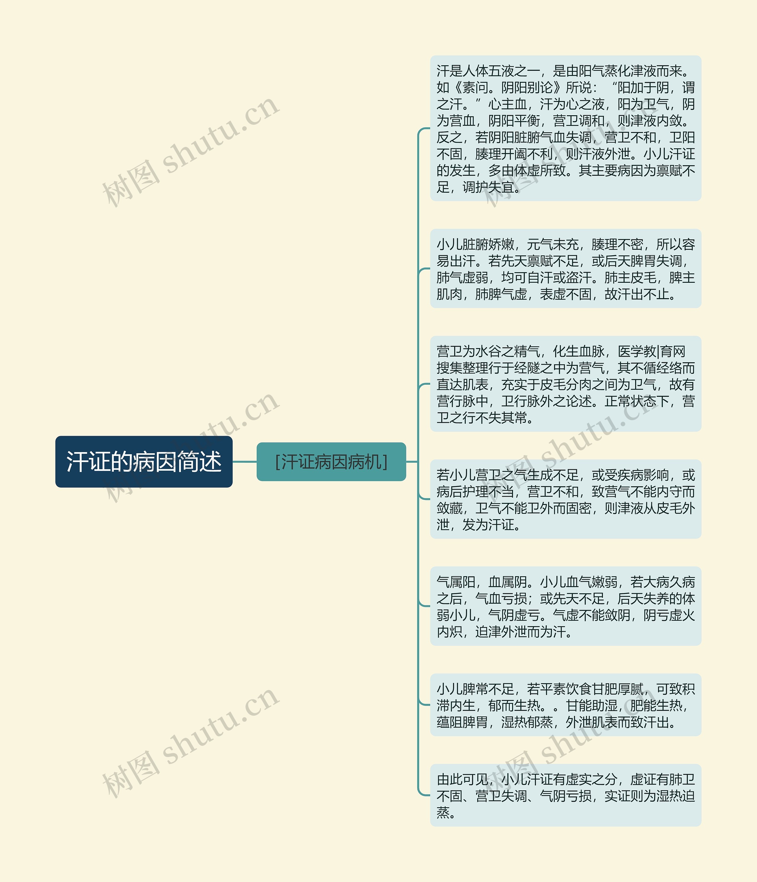 汗证的病因简述