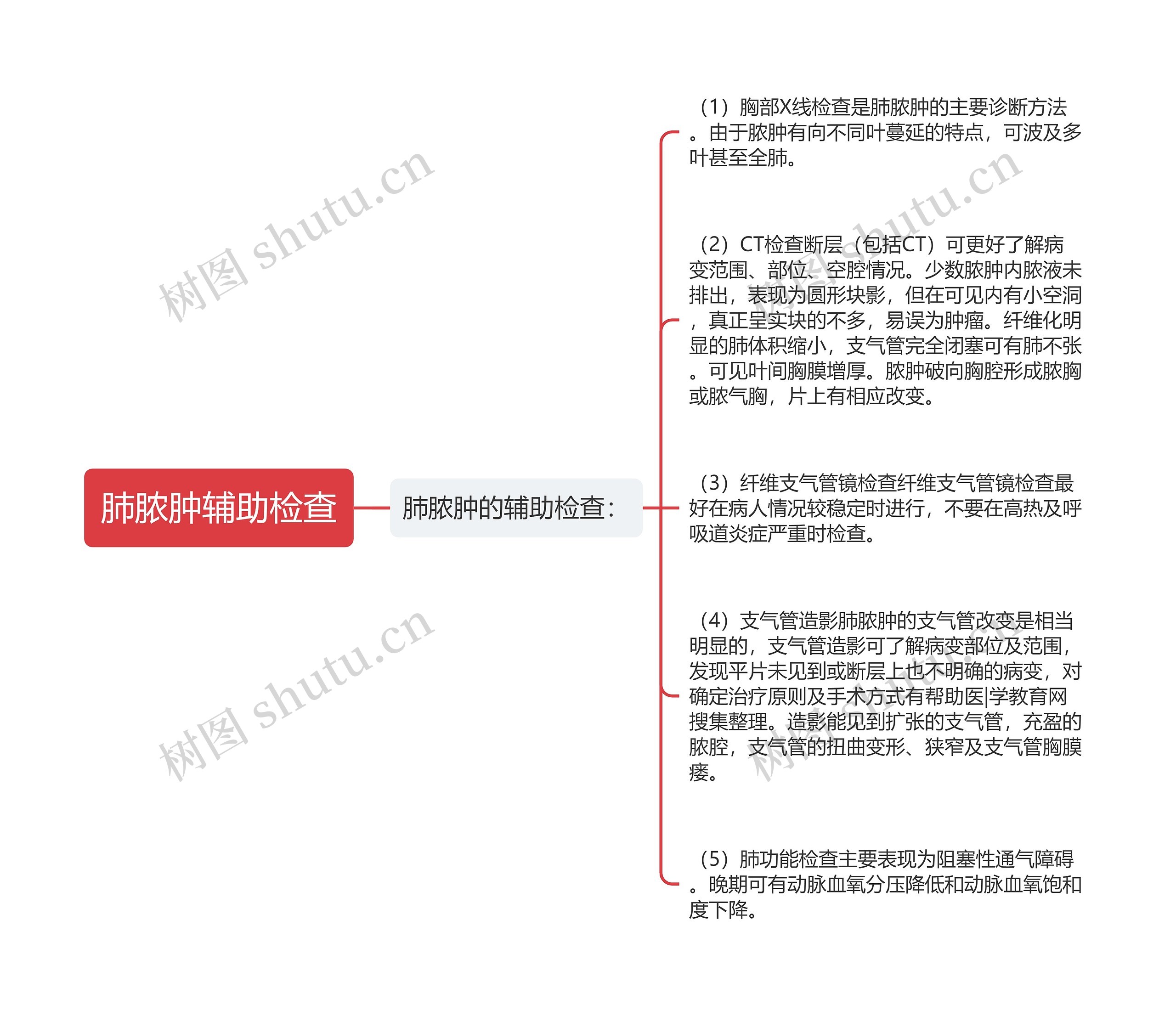 肺脓肿辅助检查 肺脓肿辅助检查