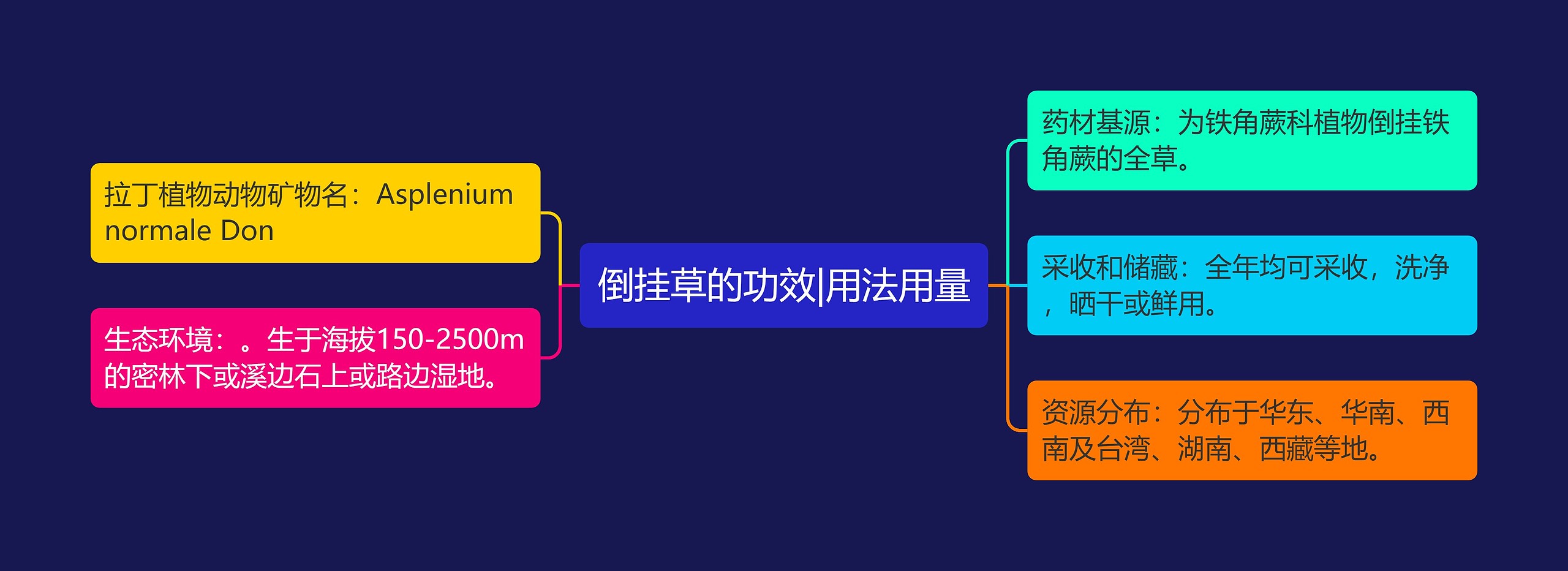 倒挂草的功效|用法用量