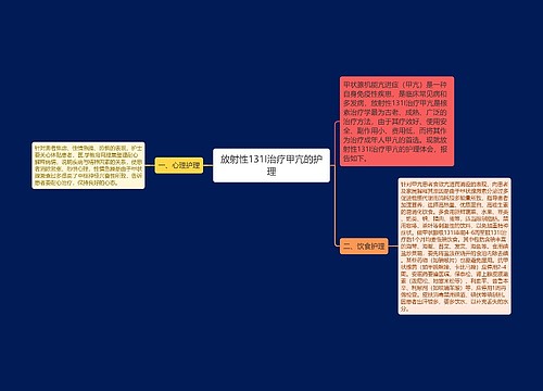 放射性131I治疗甲亢的护理