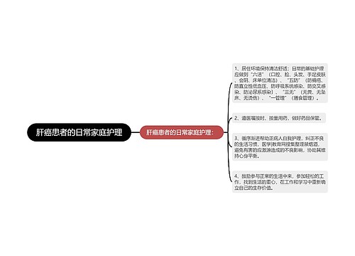 肝癌患者的日常家庭护理