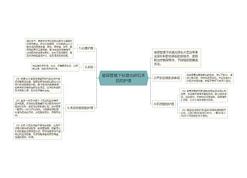 输尿管镜下钬激光碎石术后的护理