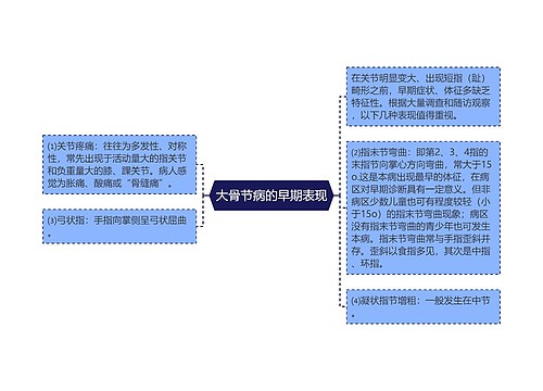 大骨节病的早期表现