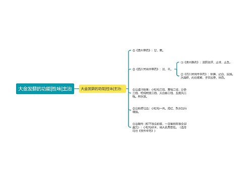 大金发藓的功能|性味|主治