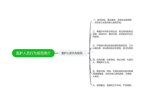 医护人员行为规范简介