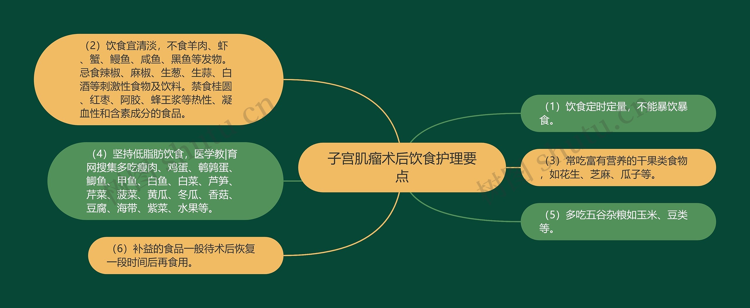 子宫肌瘤术后饮食护理要点