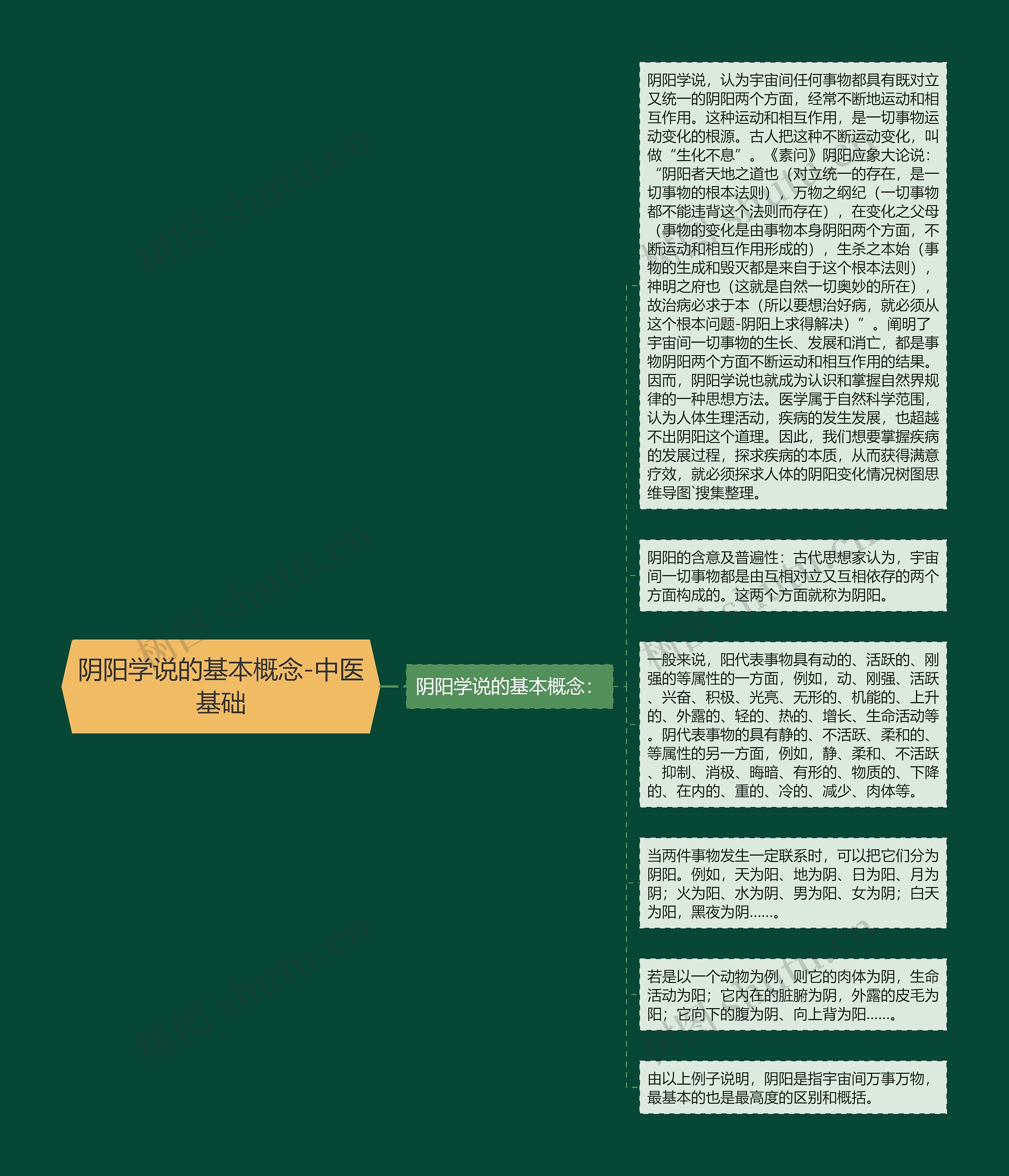 阴阳学说的基本概念-中医基础