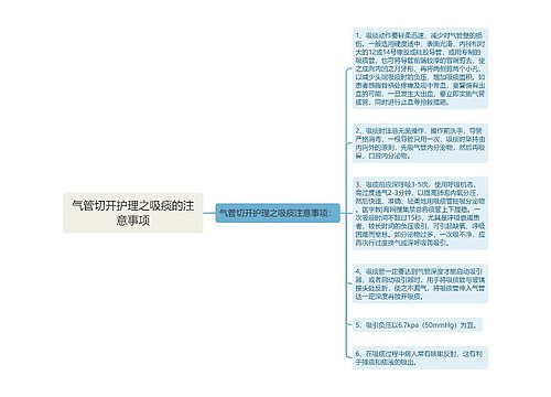 气管切开护理之吸痰的注意事项