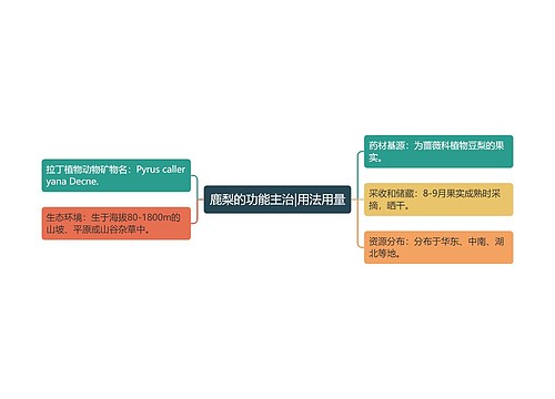 鹿梨的功能主治|用法用量