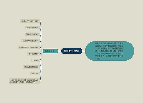 胆石症的检查