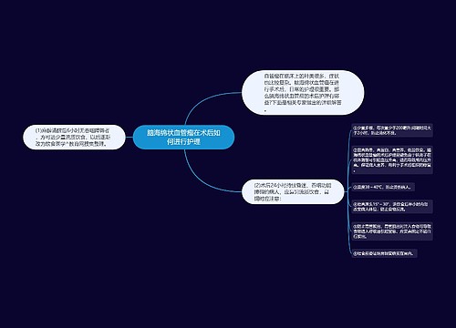 脑海绵状血管瘤在术后如何进行护理