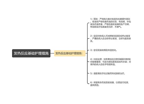 发热反应基础护理措施