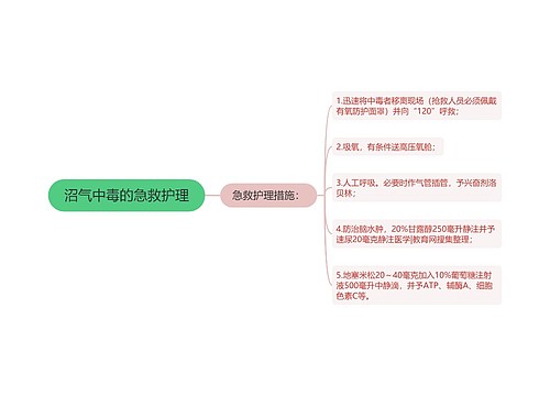 沼气中毒的急救护理