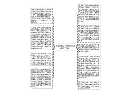 美国找到了可能导致卵巢癌的＂元凶＂