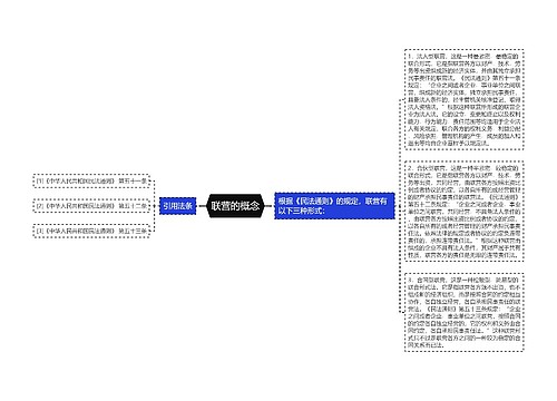 联营的概念