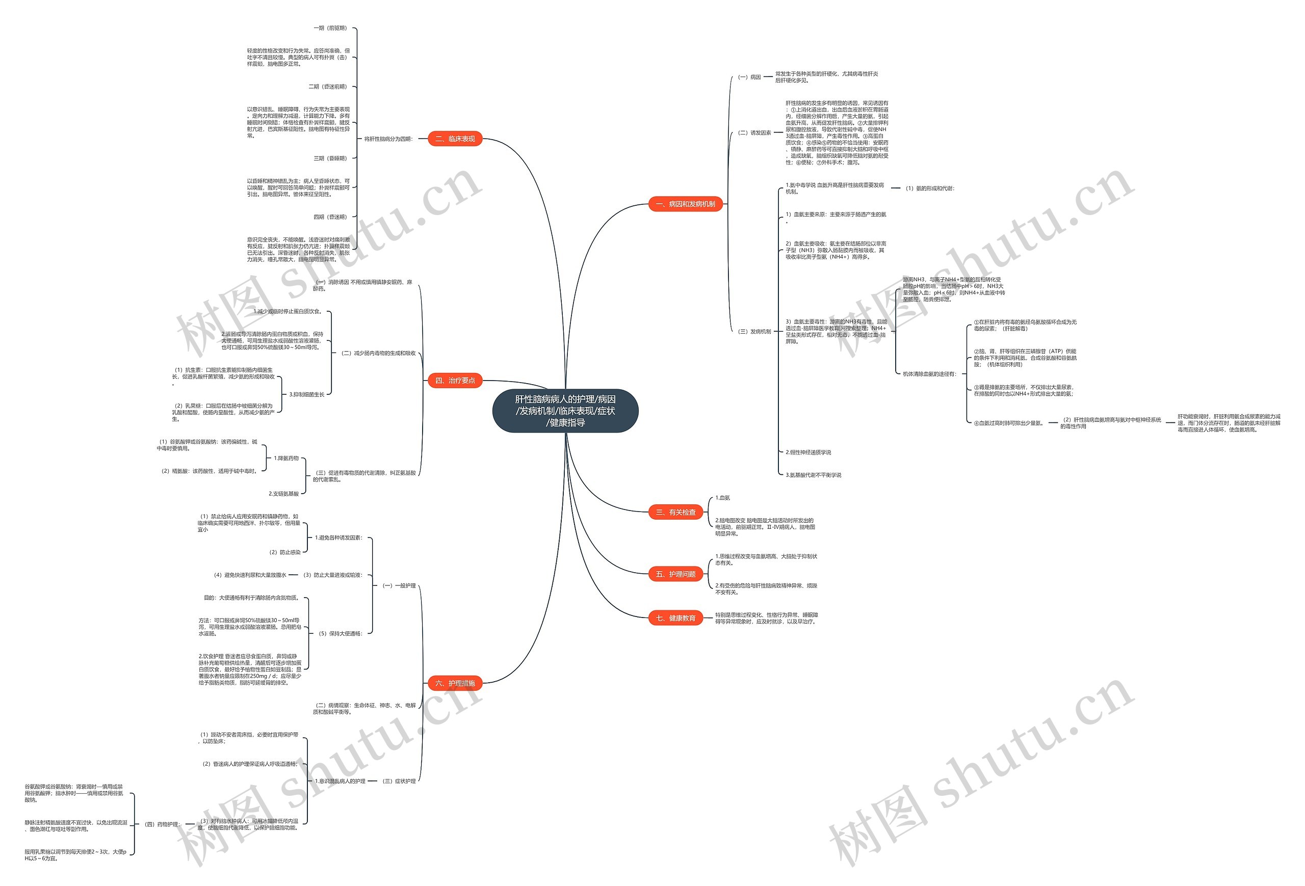 肝性脑病病人的护理/病因/发病机制/临床表现/症状/健康指导 肝性脑病病人的护理/病因/发病机制/临床表现/症状/健康指导