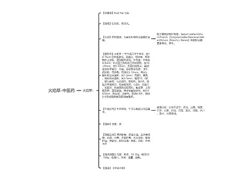 火焰草-中医药