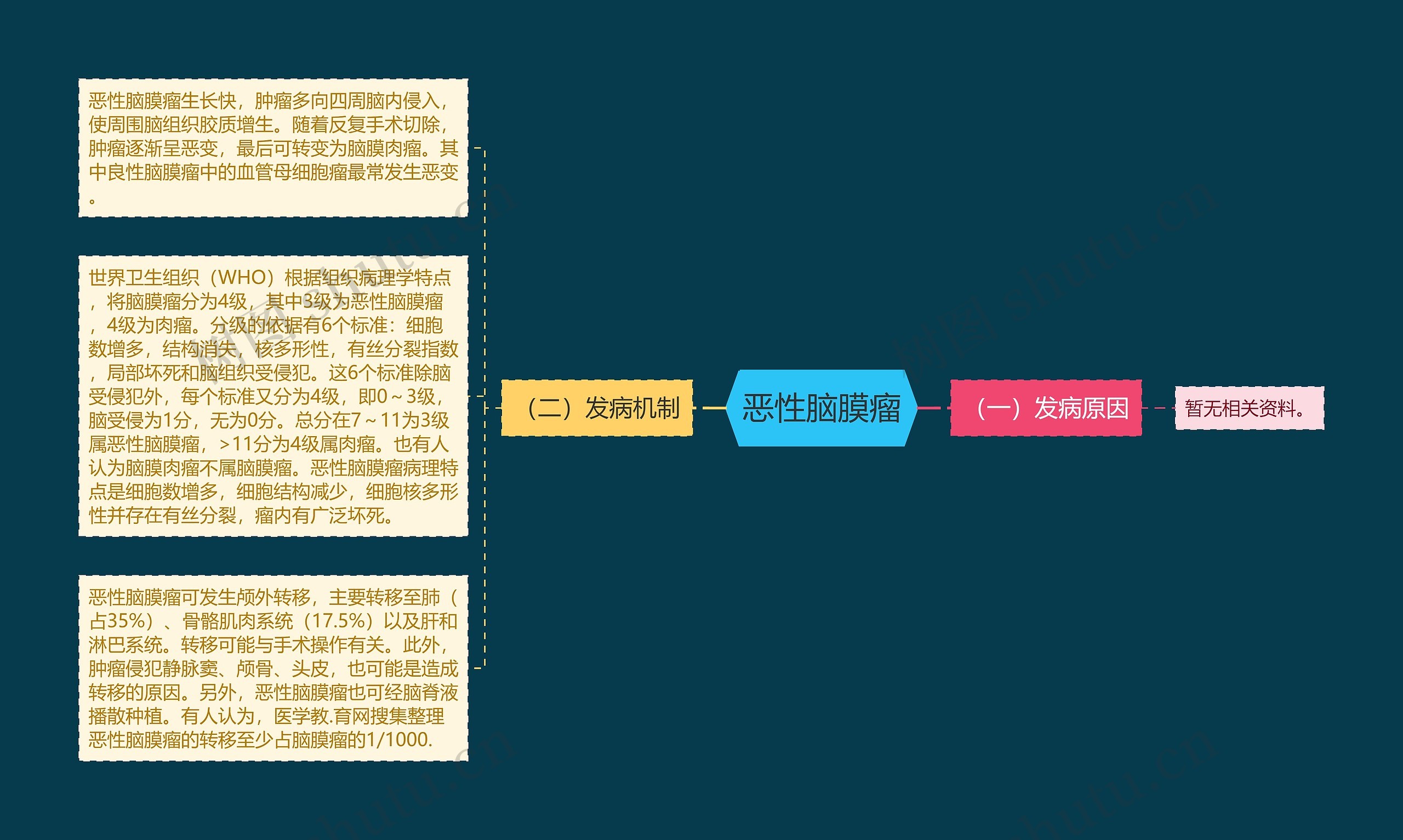 恶性脑膜瘤思维导图