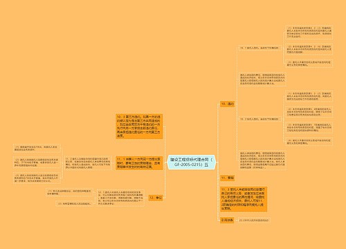 建设工程招标代理合同（GF-2005-0215）五