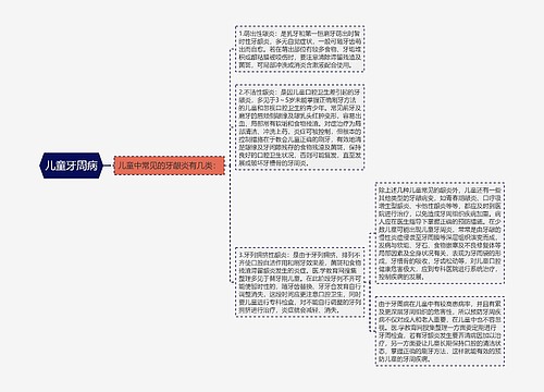 儿童牙周病