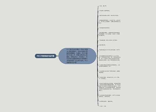 PICC导管维护的护理