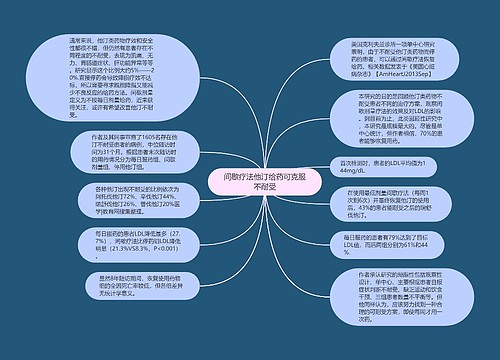 间歇疗法他汀给药可克服不耐受