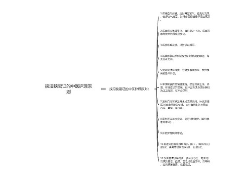 挟湿挟暑证的中医护理原则