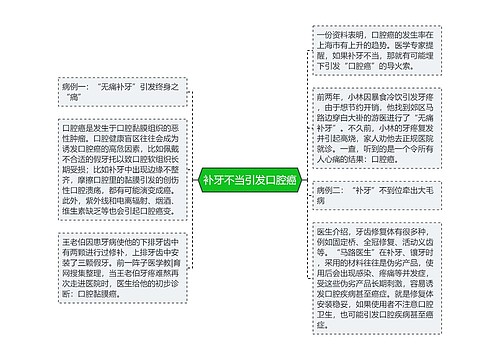 补牙不当引发口腔癌