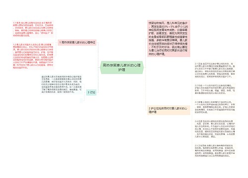 高热惊厥患儿家长的心理护理