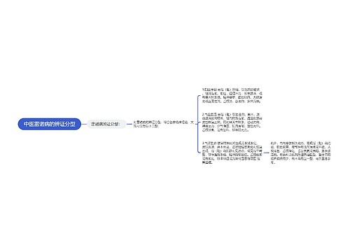 中医雷诺病的辨证分型