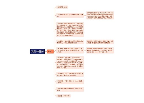 发菜-中医药