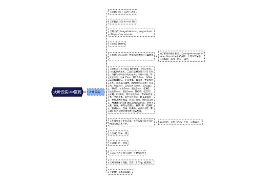 大叶云实-中医药