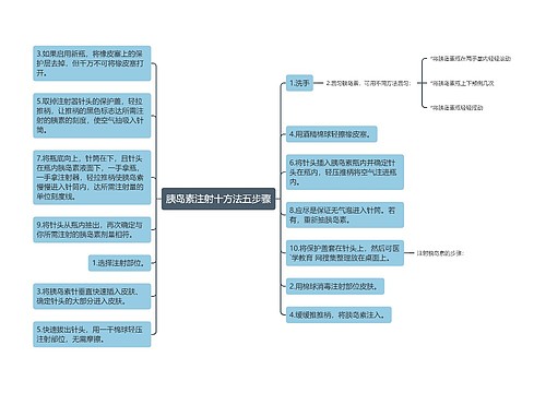 胰岛素注射十方法五步骤