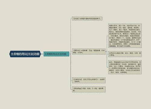 土香榧的用法|主治|功能