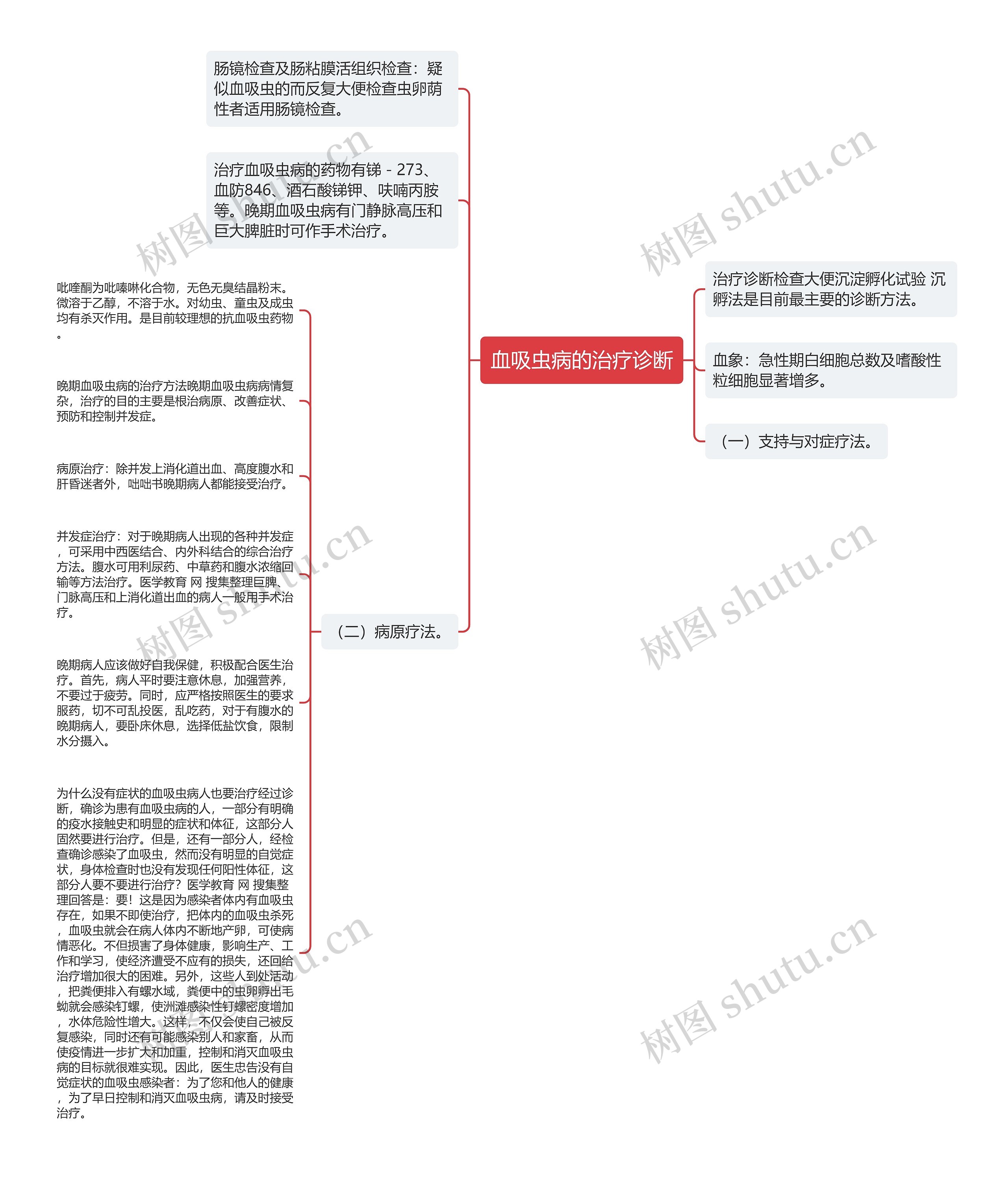 血吸虫病的治疗诊断